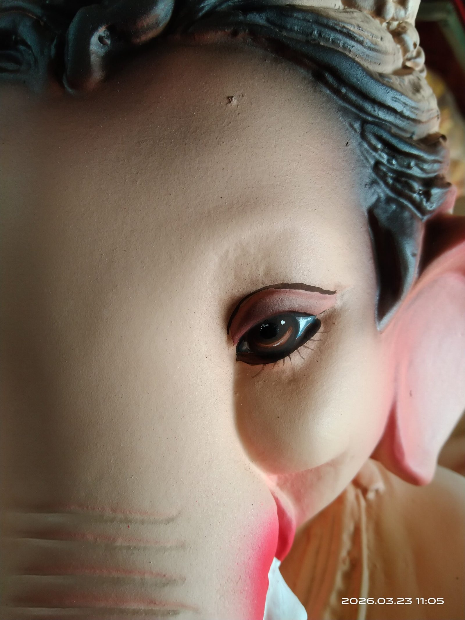 Ganpati eye painting by Atharv 6