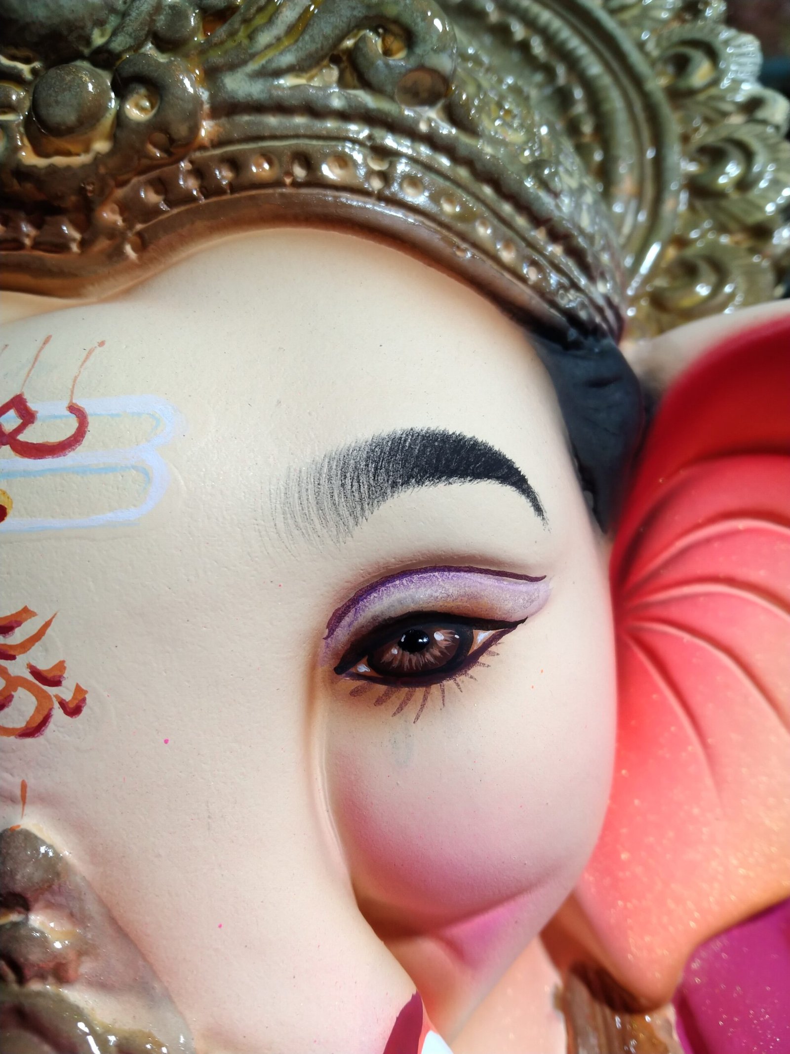 Ganpati eye painting by Atharv 5