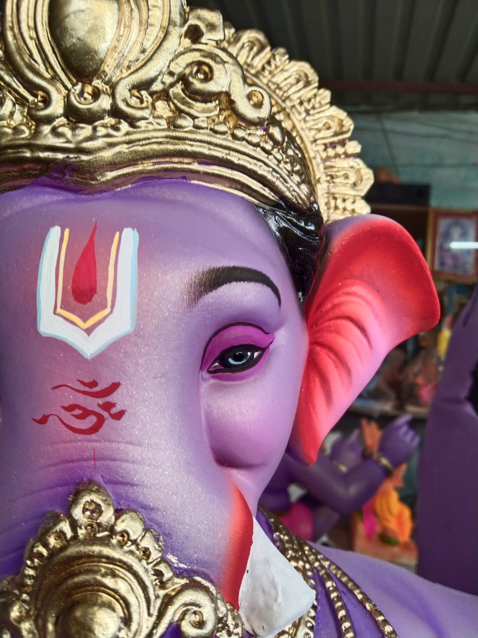 Ganpati eye painting by Atharv 9