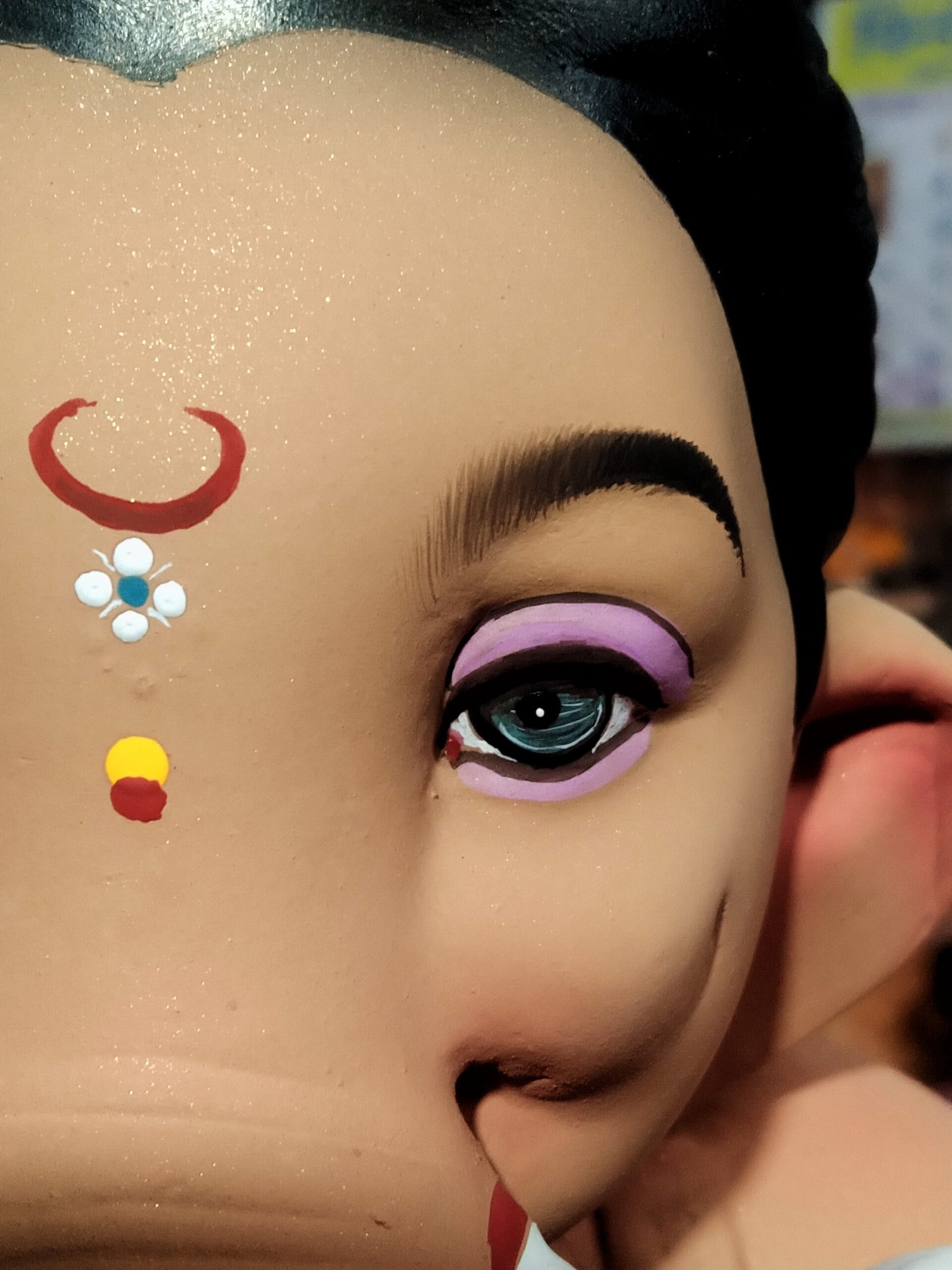 Ganpati eye painting by Atharv 8