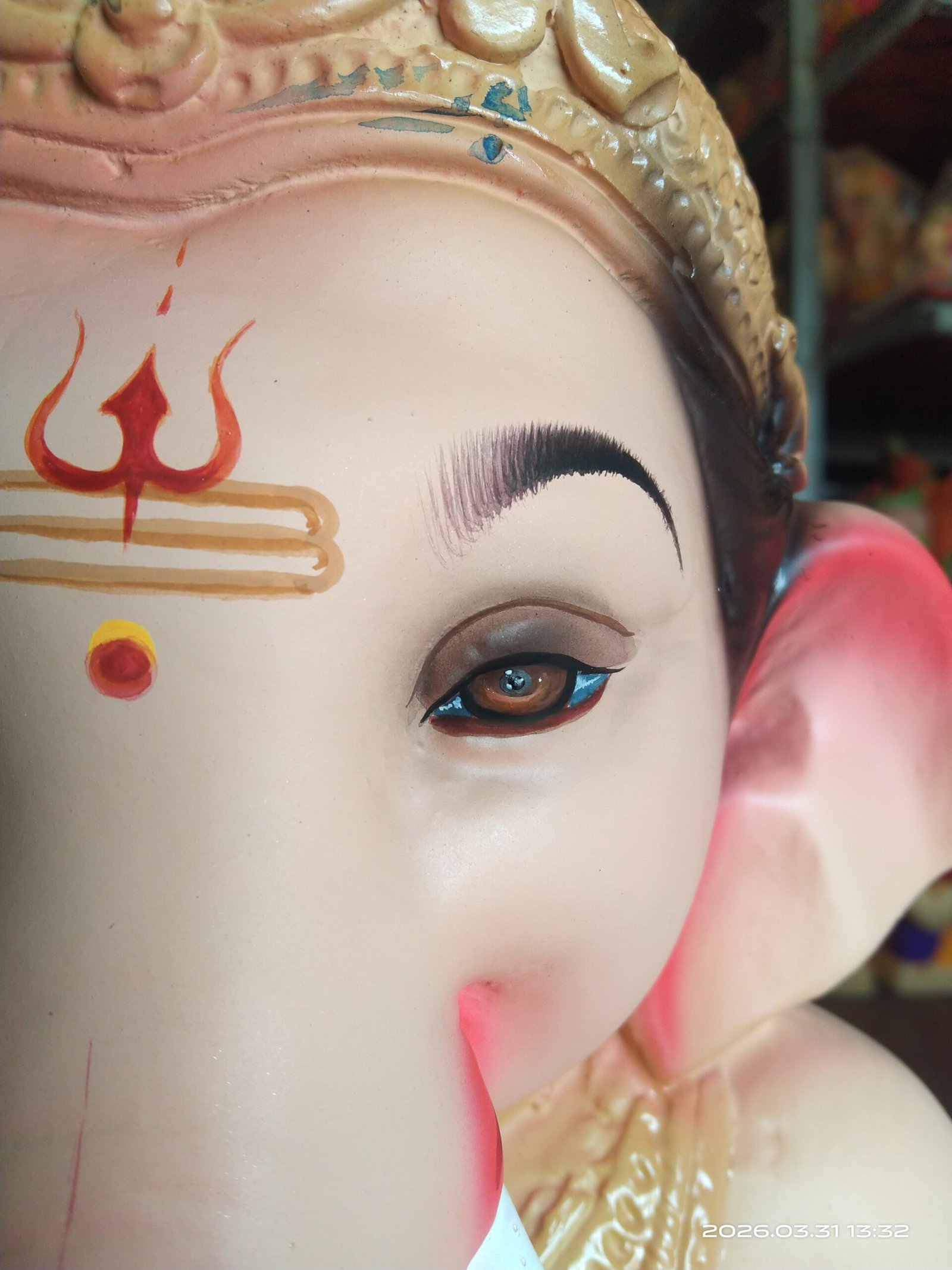 Ganpati eye painting by Atharv 7